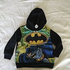 Boys size 4 Batman Zip up Sweatshirt